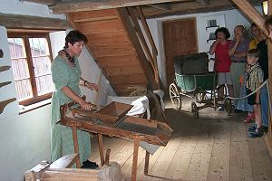 die Flachsverarbeitung