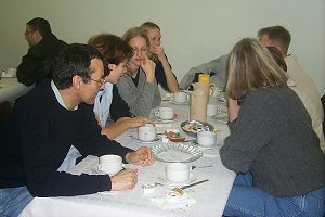 Frühstück im Centre d'Accueil