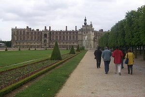 der große Garten des Schloßes