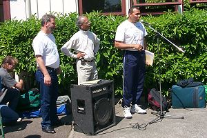 Aufruf zur Siegerehrung