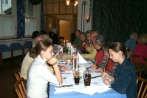 warten auf das Essen