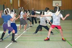 Angriff, Parade Riposte