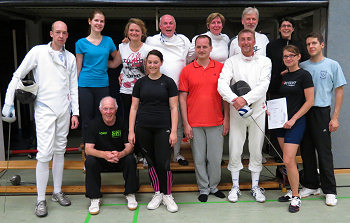 Gruppenbild der Turnier-Teilnehmer