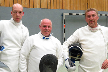  Michael Bösen TV Wiblingen 1. Platz, Wolfgang Kaiser TV Wiblingen 3. Platz, Franz Penka SSV Ulm 2. Platz