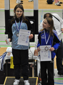 Ein tolles Ergebnis: Franziska Geist auf Platz 1, Munisha Gasper auf Platz 3