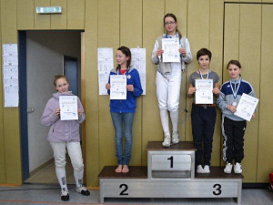 Sina Freier auf Platz 1