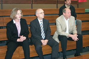 Hedda Wollinsky, Landrat Geßner, Gerd Hölzel