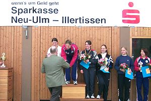 die Medaillen werden überreicht