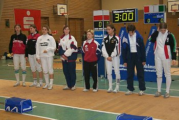 die 8 Finalteilnehmerinnen