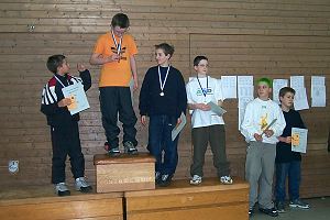 Siegerehrung Herren Jahrgang 1989