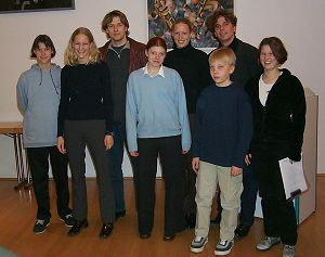 Ein Teil der geehrten Fechter