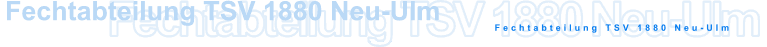 Fechtabteilung TSV 1880 Neu-Ulm
