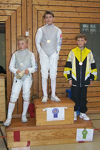 Siegerehrung Manuel Mühlbacher 1. Platz, Markus Schimpf 2. Platz