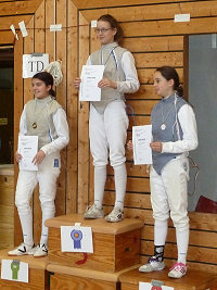 Sina Freier auf Platz 1