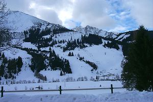 Aussicht vom Gasthaus aus